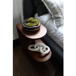 Regina Andrew Detroit Atlas White Marble Chain Art & Objects