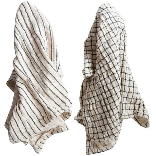 Creative Co-op 28"L X 18"W Cotton Tea Towel, Set Of 2