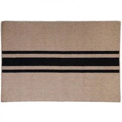 Pom Pom At Home Beachwood Door Mat In Black