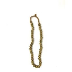 J-Imports Decor African Brass Beaded Necklace