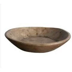 Faire Entertaining Found Dough Bowl - Brown