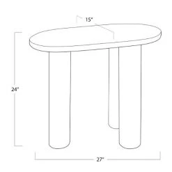 Regina Andrew Detroit Gabrielle End Table