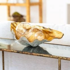 Regina Andrew Detroit Small Golden Clam Bowl