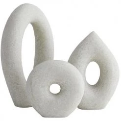 Arteriors New Arrivals Set Of 3 Coco Sculptures