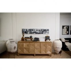 Blue Ocean Traders Decor Olive Jar, Extra Large On Stand