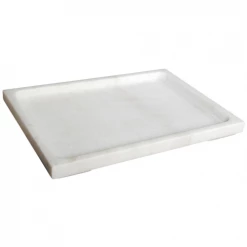 Noir White Marble Tray