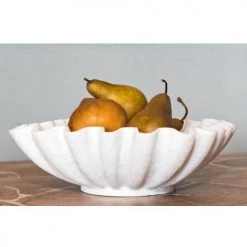 Blue Ocean Traders New Arrivals Marble Handkerchief Bowl