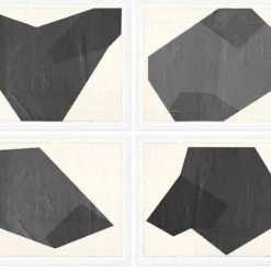 Anecdote popular shop 23 Celedon Folded-Paper Geometric Art Prints