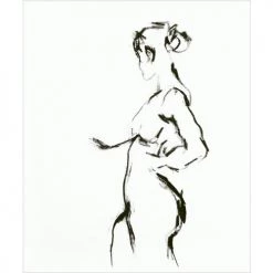 New Arrivals Signed Francine Turk Charcoal Print II