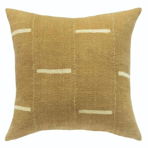 Faire Decor Dash Mud Cloth Pillow In Tan 1 Faire Decor Dash Mud Cloth Pillow In Tan
