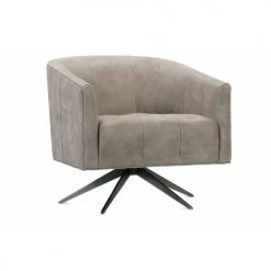 Rowe Calder Leather Swivel Chair Furniture
