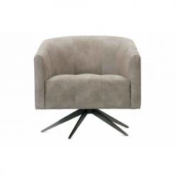 Rowe Calder Leather Swivel Chair Furniture