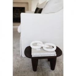 Regina Andrew Detroit Atlas White Marble Chain Art & Objects