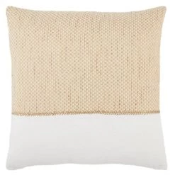 Jaipur New Arrivals Tiaga Golden White Pillow
