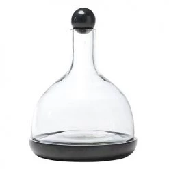 Faire Entertaining Marble And Glass Wine Carafe