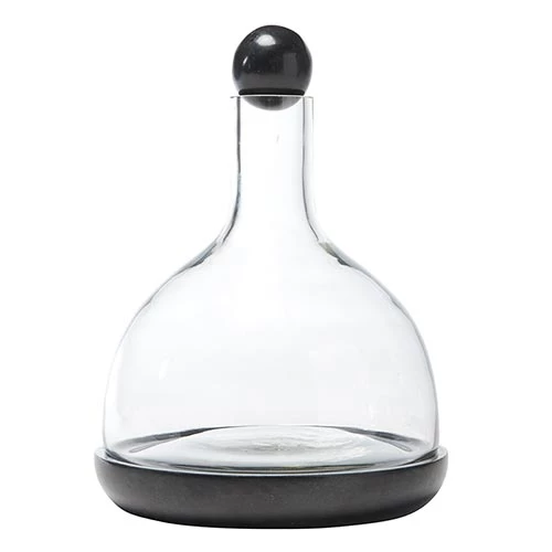 Faire Entertaining Marble And Glass Wine Carafe 1 Faire Entertaining Marble And Glass Wine Carafe
