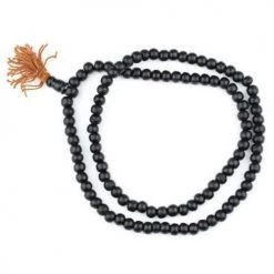 Faire 8mm Black Bone Mala Beads
