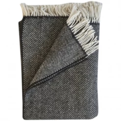 Anecdote Merino Cashmere Herringbone Throw New Arrivals