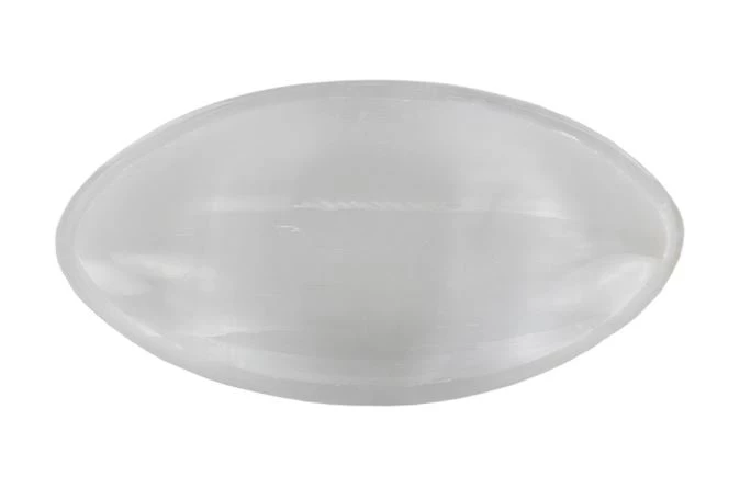 Blue Ocean Traders New Arrivals Artisan Selenite Oval Bowl 1 Blue Ocean Traders New Arrivals Artisan Selenite Oval Bowl