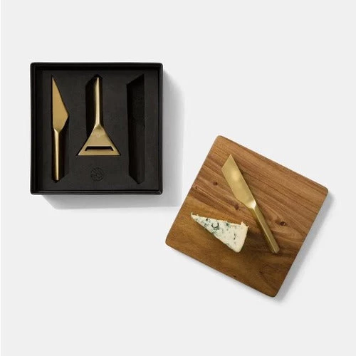 Faire Entertaining Cheese Knives And Case 1 Faire Entertaining Cheese Knives And Case