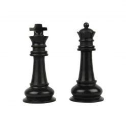 Gauri Kohli Black Onyx King And Queen Chess Decor New Arrivals