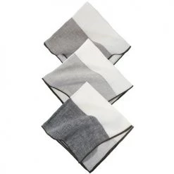 Pom Pom At Home Color Blocked Linen Napkins, Set Of 4