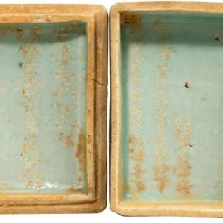 Live Auctioneer Asian Blue And White Covered Rectangular Boxes, Vintage 7 Live Auctioneer Asian Blue And White Covered Rectangular Boxes, Vintage