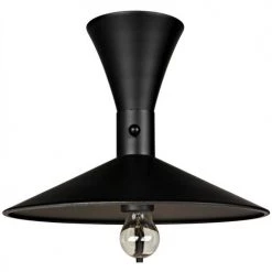 Noir Enzo Swing-Arm Plug-In Sconce