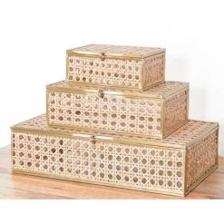 Faire New Arrivals Natural Cane Boxes