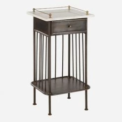 Faire Petite Marble Top Side Table Furniture