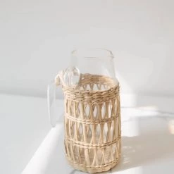 Faire Seagrass Mini Pitcher Entertaining