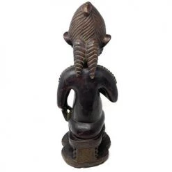 Vintage. Conor Decor Carved African Statue Of Tribal Man