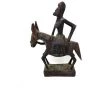 Auction Ashante Woman On A Horse, African Sculpture